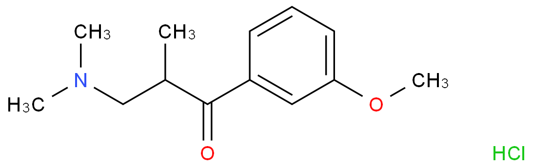 3-(二甲基氨基)-1-(3-甲氧基苯基)-2-甲基-1-丙酮盐酸盐产品图片