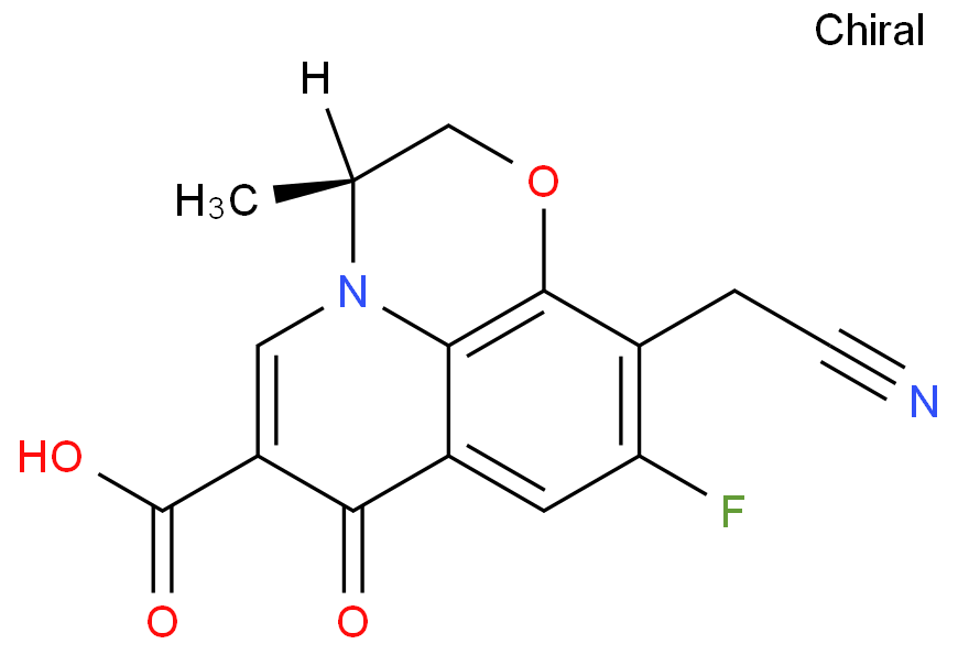 氧-2,3-二氢-7h-吡啶并[1,2,3-de[1,4-苯并噁嗪-6-羧酸 帕珠沙星中