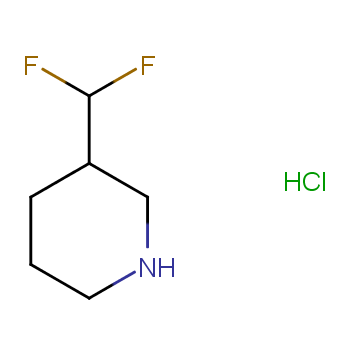 3-(difluoromethyl)piperidine,hydrochloride