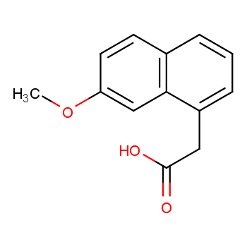 7-甲氧基-1-萘乙酸价格, 7-Methoxy-1-naphthaleneacetic acid对照品, CAS号:6836-22-2
