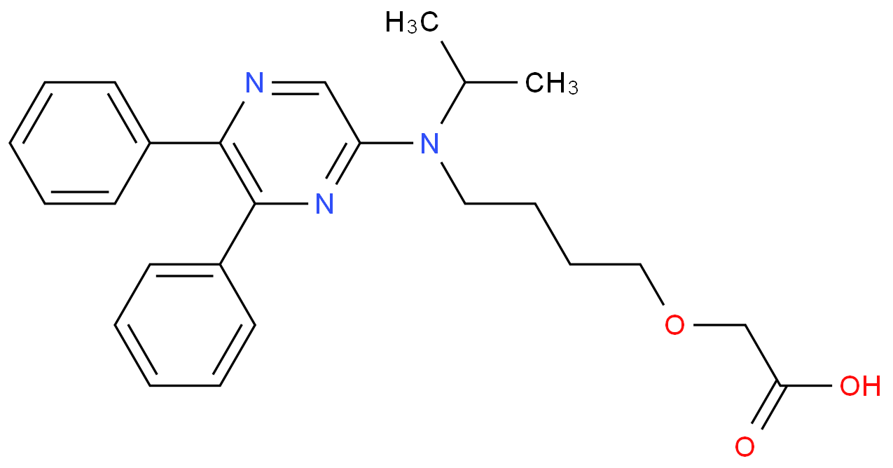 [4-[(5,6-diphenylpyrazinyl)(1-methylethyl)amino]butoxy]-acetic acid