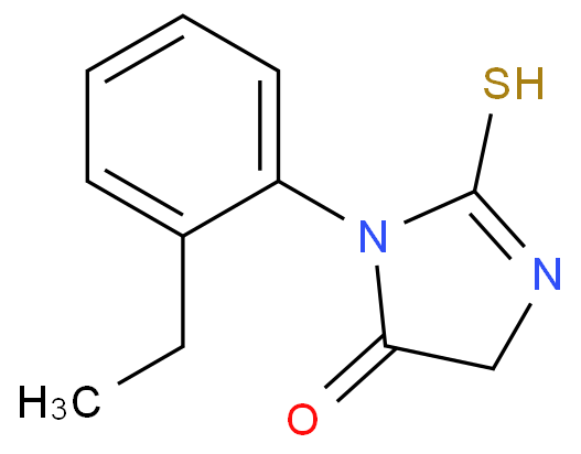 3-(2-乙基苯基)-2-巯基-3,5-二氢-4H-咪唑-4-酮/186822-57-1