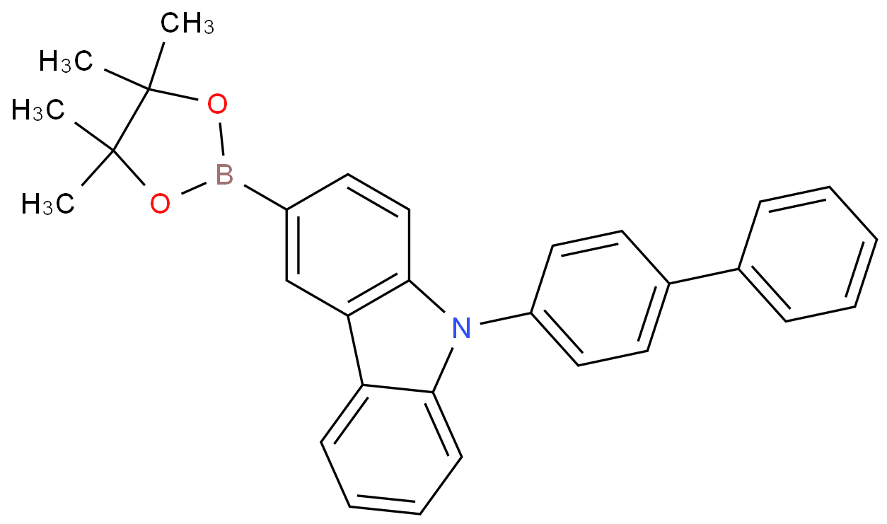 9-([1,1'-Biphenyl]-4-yl)-3-(4,4,5,5-tetramethyl-1,3,2-dioxaborolan-2-yl)-9H-carbazole  