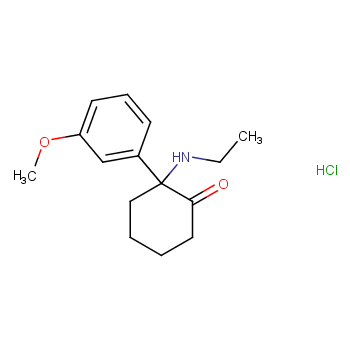 2-(3-methoxyphenyl)-2-(ethylamino)cyclohexanone hydrochloride  