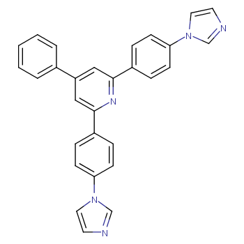 2,6-双(4-(1H-咪唑-1-基)苯基)-4-苯基吡啶CAS号2089602-59-3
