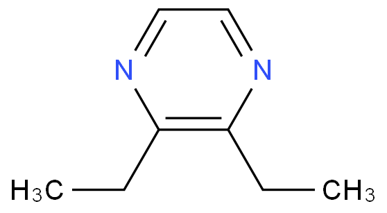 2,3-二乙基吡嗪化学结构式