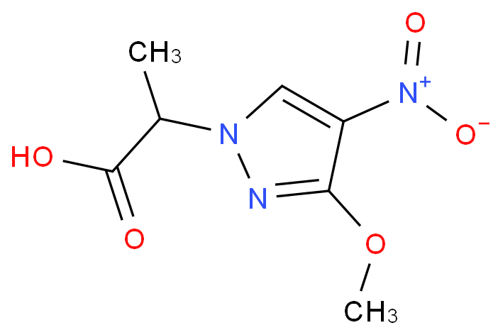 2-(3-Methoxy-4-nitro-1H-pyrazol-1-yl)propanoic acid
