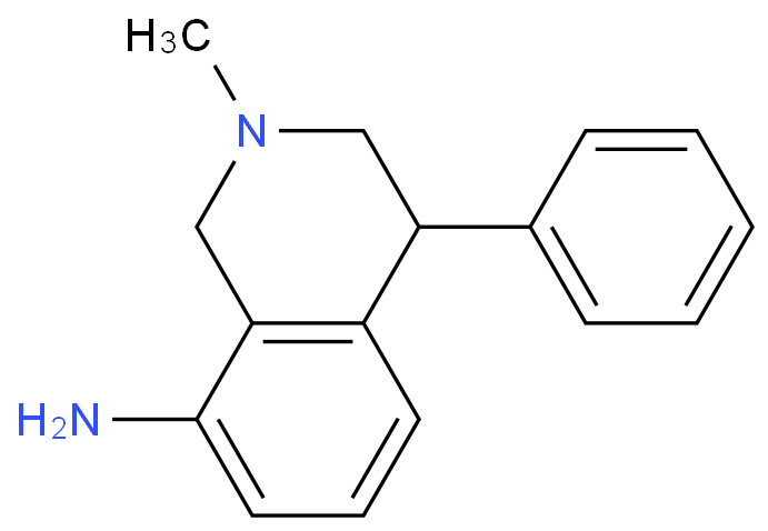 8-Isoquinolinamine,1,2,3,4-tetrahydro-2-methyl-4-phenyl-  