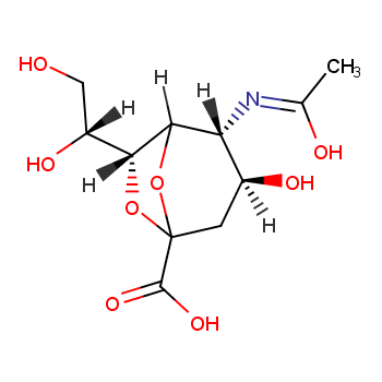2,7-Anhydro-N-Acetylneuraminic Acid