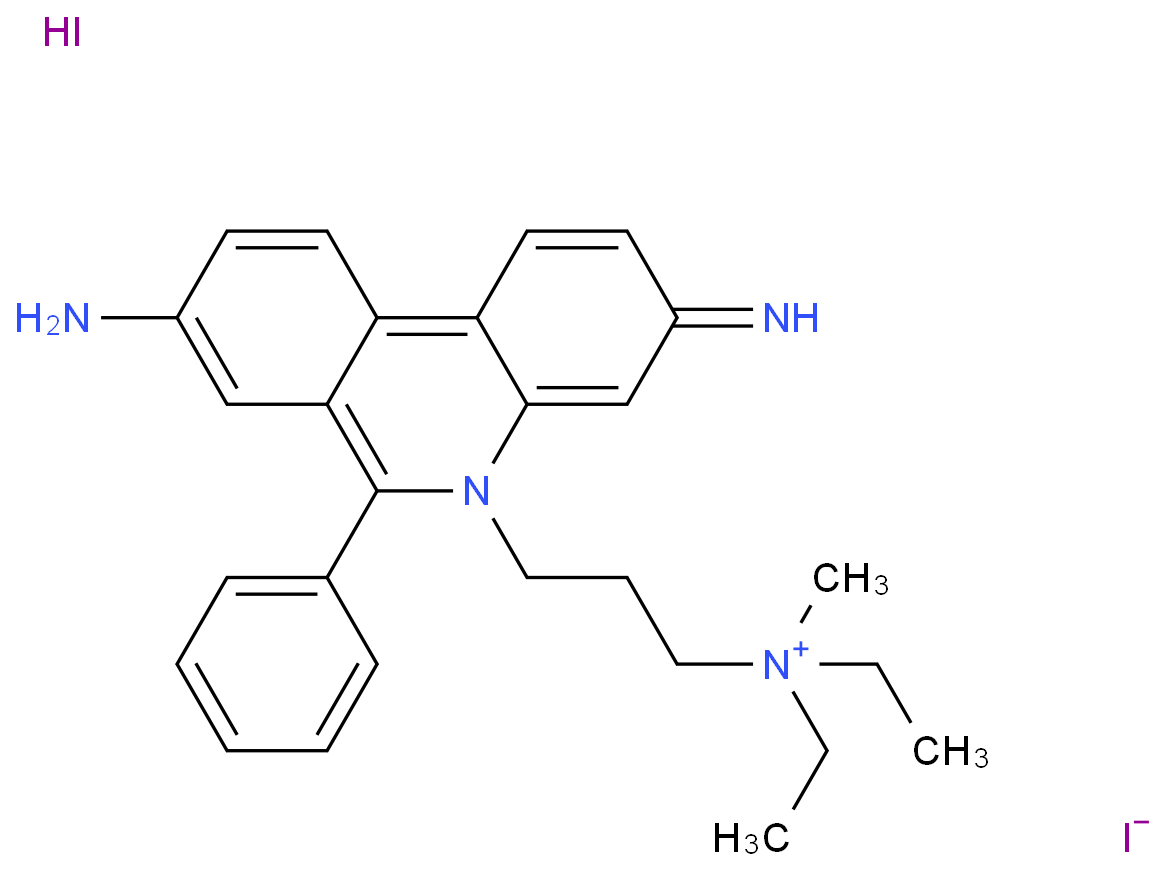 碘化丙啶化学结构式