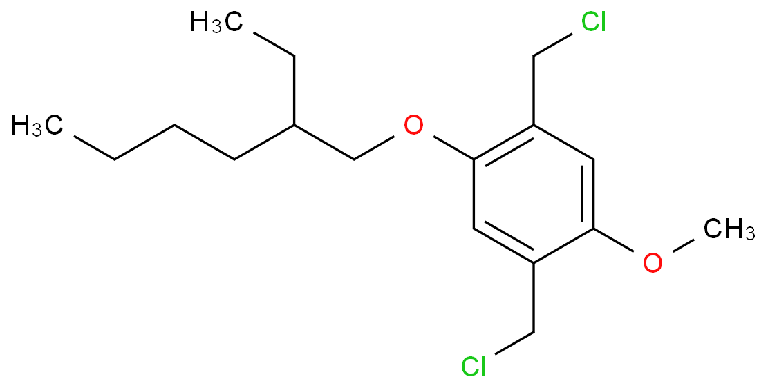 2,5-二(氯甲基)-1-甲氧基-4-(2-乙基己氧基)苯 146370-52-7