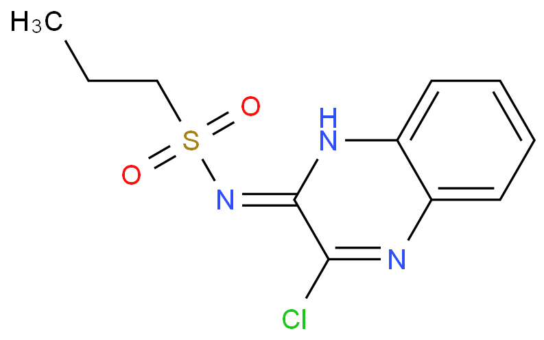 N-(3-氯喹恶啉-2-基)丙烷-1-磺酰胺