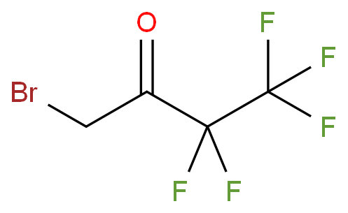 1-溴-3,3,4,4,4-五氟-2-丁酮化学结构式