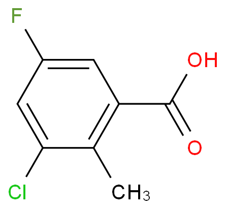 3-氯-5-氟-2-甲基苯甲酸