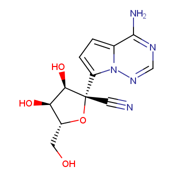 (2R,3R,4S,5R)-2-(4-氨基吡咯并[2,1-F][1,2,4]三嗪-7-基)-3,4-二羥基-5-(羥甲基)四氫呋喃-2-甲腈