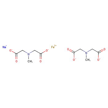 N-Carboxymethyl-N-methylglycine ferric sodium salt