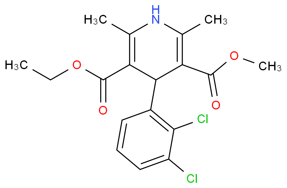 Felodipine structure