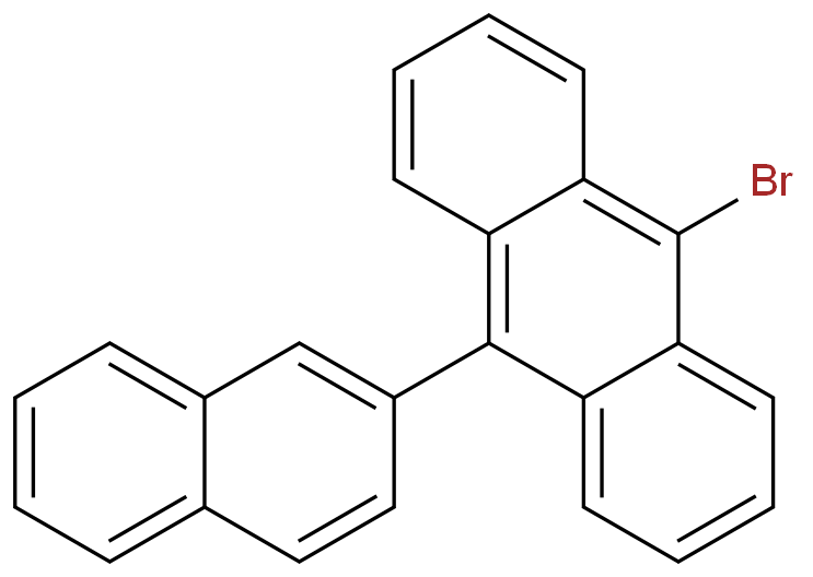 9-Bromo-10-(2-naphthyl)anthracene structure
