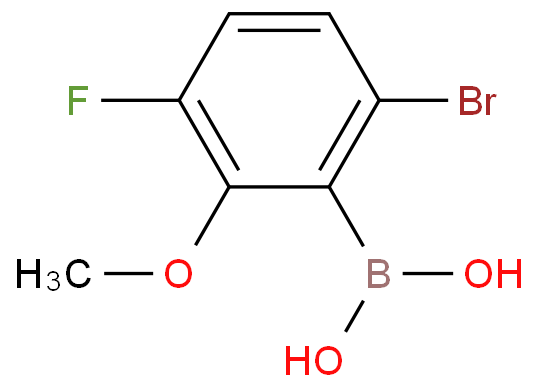 (6-Bromo-3-fluoro-2-methoxyphenyl)boronic acid