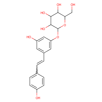 虎杖苷化学结构式