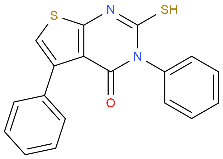 3,5-diphenyl-2-sulfanylidene-1H-thieno[2,3-d]pyrimidin-4-one