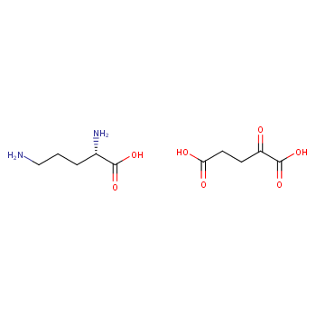 L-鸟氨酸 alpha-酮戊二酸 (2:1)