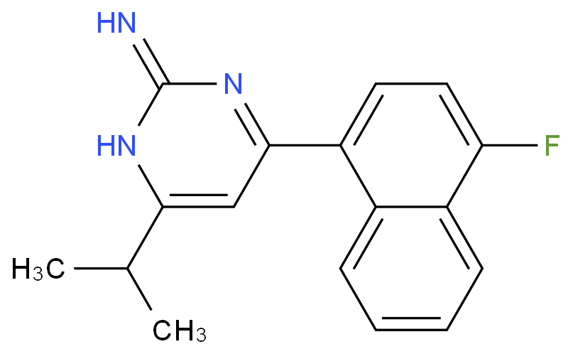 RS 127445 hydrochloride,4-(4-Fluoro-1-naphthalenyl)-6-(1-methylethyl)-2-pyrimidinaminehydrochloride