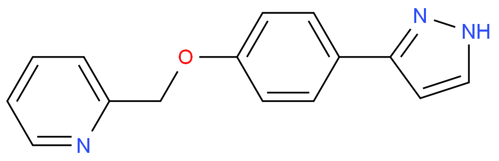 2-((4-(1H-Pyrazol-5-yl)phenoxy)methyl)pyridine