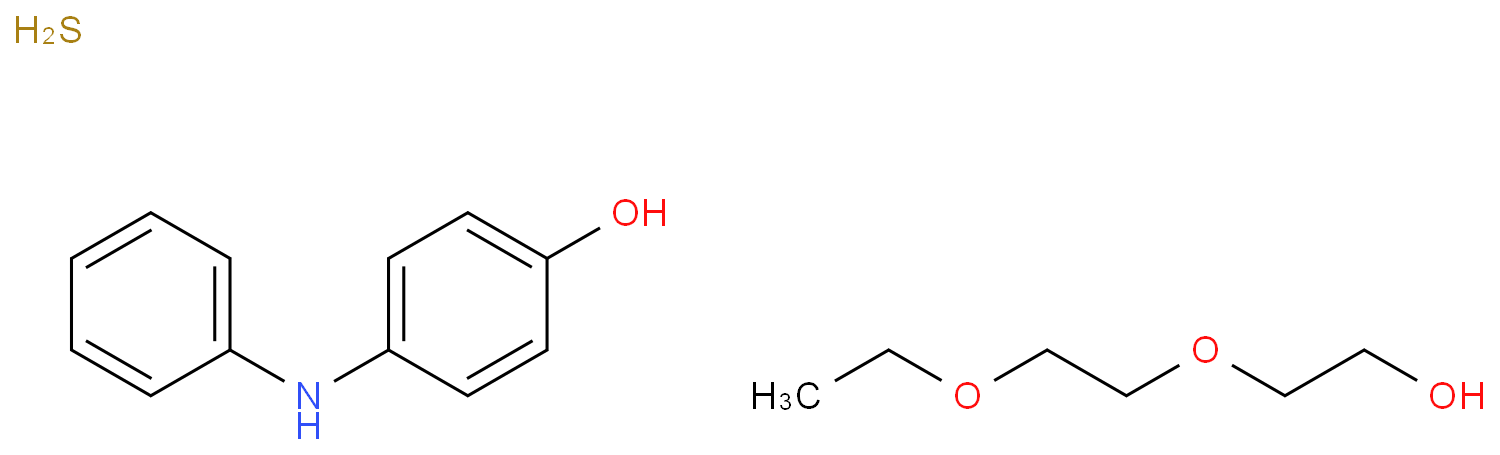 Reaction product of 4-(phenylamino)phenol, sulfur and carbitol  