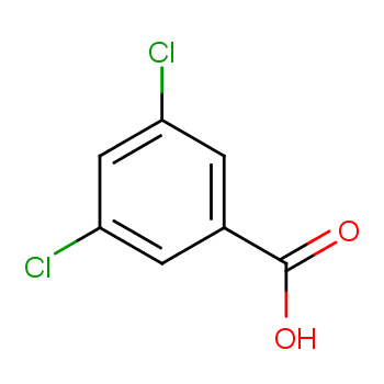 3,5-二氯苯甲酸化学结构式