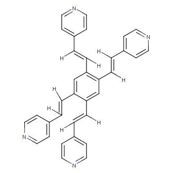 1,2,4,5-四((E)-2-(吡啶-4-基)乙烯基)苯CAS:823819-04-1