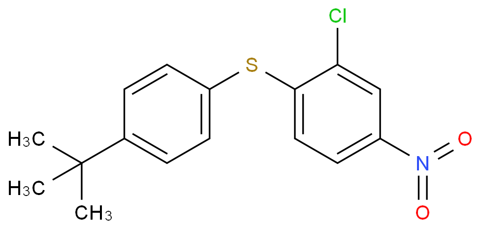 1-(4-tert-butyl-phenylsulfanyl)-2-chloro-4-nitro-benzene