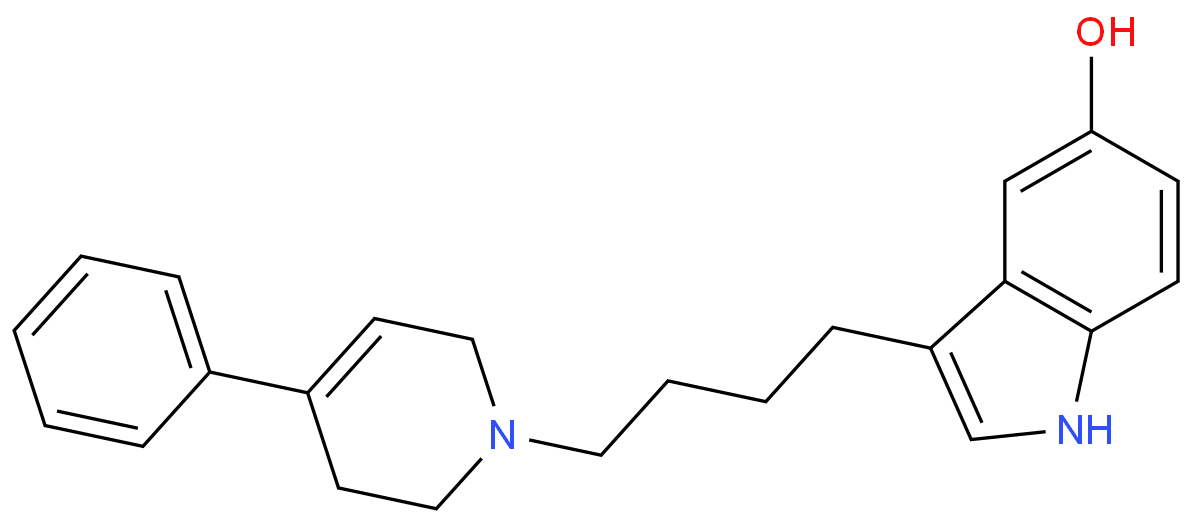 3-[4-(3,6-DIHYDRO-4-PHENYL-1(2H)-PYRIDINYL)BUTYL]-1H-INDOL-5-OL HYDROCHLORIDE