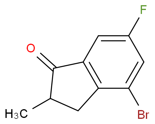 4-溴-6-氟-2-甲基-2,3-二氢-1H-茚-1-酮/892575-68-7