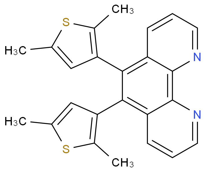 5,6-双(2,5-二甲基噻吩-3-基)-1,10-菲咯啉CAS号792934-46-4（MOF/COF配体优势供应）