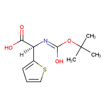 BOC-(R)-2-(2-噻吩基)-甘氨酸，CAS号：74562-03-1 高校及研究所，先发后付，质量保证！！！