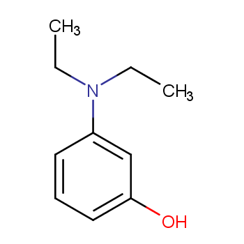3-羟基-N,N-二乙基苯胺化学结构式