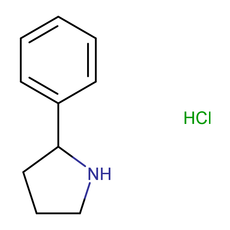 (R)-2-苯基吡咯烷盐酸盐 CAS号:56523-48-9科研及生产专用 高校及研究所支持货到付款