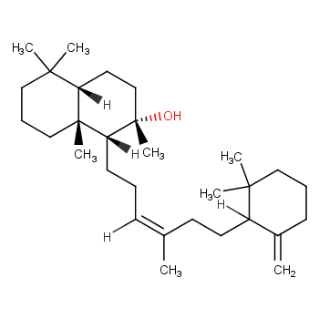 龙涎香醇化学结构式