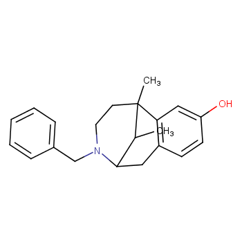 3-Benzyl-1,2,3,4,5,6-Hexahydro-6,11-Dimethyl-2,6-Methano-3-Benzazocin-8-Ol