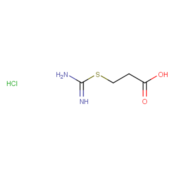 羧乙基异硫脲氯化物化学结构式