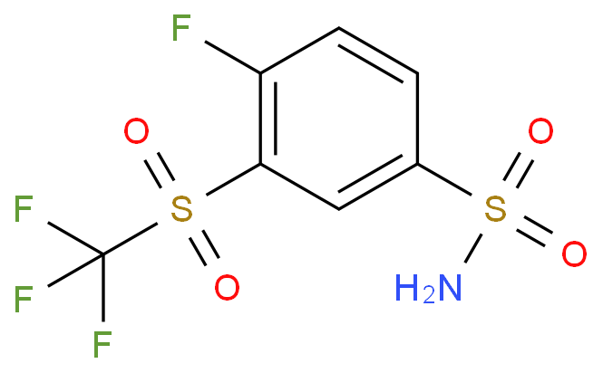 4-氟-3-[(三氟甲基)磺酰基]苯磺酰胺