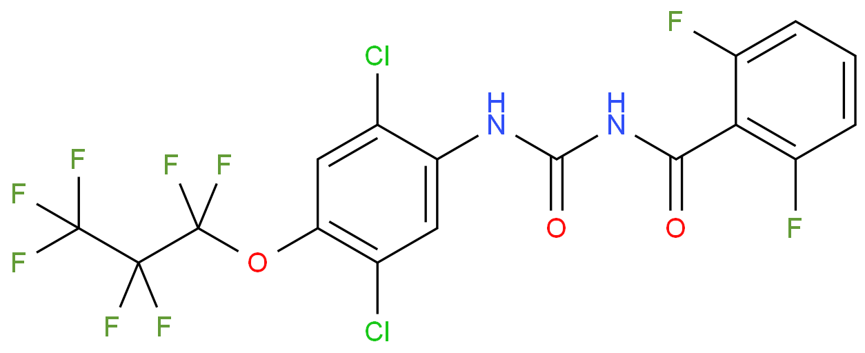 Benzamide, N-[[[2,5-dichloro-4-(heptafluoropropoxy)phenyl]amino]carbonyl]-2,6-diflu oro-
