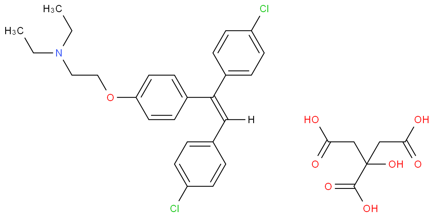 Deschloro-4,4'-dichloro CloMiphene Citrate(E/Z Mixture)