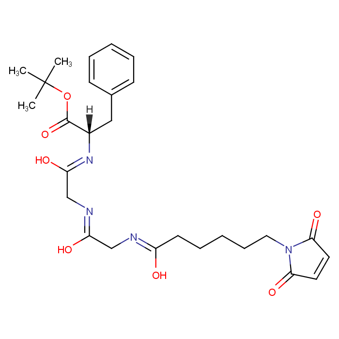 N-[6-(2,5-二氢-2,5-二氧基-1H- 吡咯醇-1-基)-1-氧己基]甘酰甘氨酰-L-苯基丙氨酸叔丁酯 产品图片