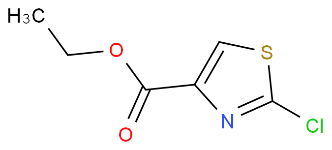 2-氯噻唑-4-甲酸乙酯化学结构式