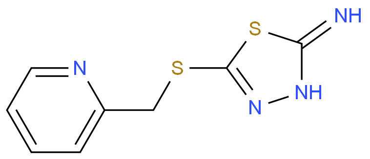 5-[(Pyridin-2-ylmethyl)thio]-1,3,4-thiadiazol-2-amine
