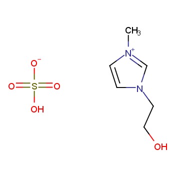 1616270-47-3 1-羟乙基-3- 甲基咪唑硫酸氢盐 结构式图片