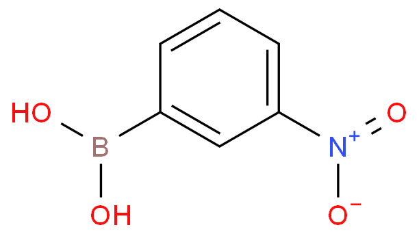 3-硝基苯硼酸化学结构式