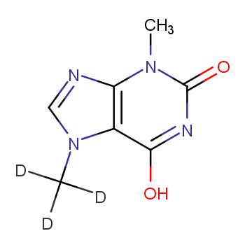 3-methyl-7-(trideuteriomethyl)purine-2,6-dione